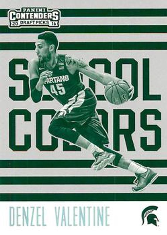 Denzel Valentine 2016 Contenders Draft Picks #12 School Colors Rookie RAW
