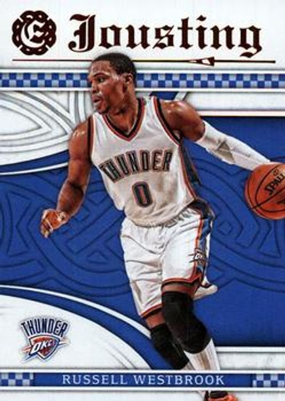 Russell Westbrook 2016 Excalibur #4 Jousting RAW