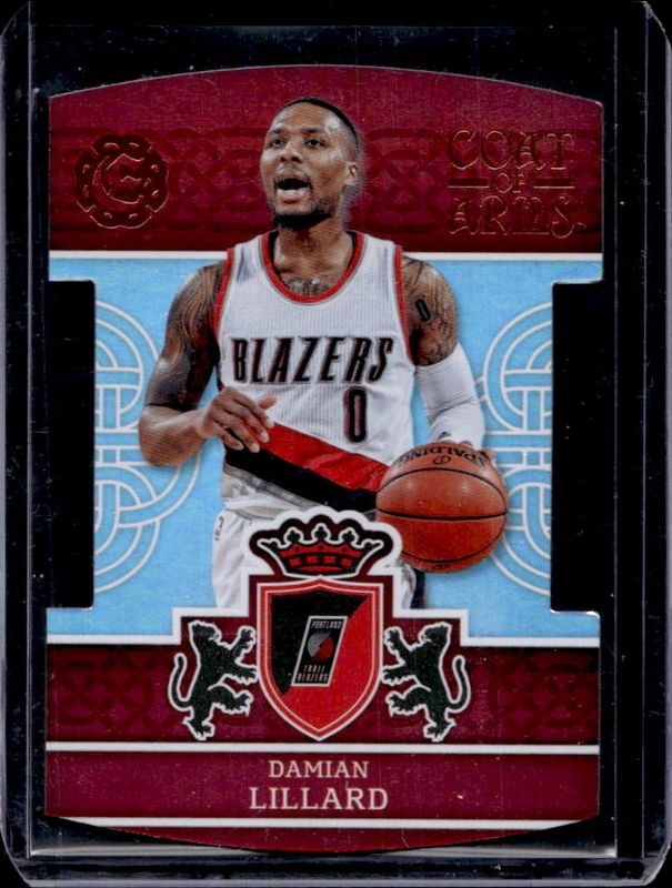 Damian Lillard 2016 Excalibur #13 Coat of Arms RAW