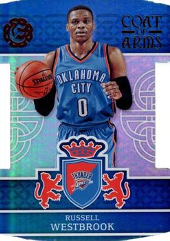 Russell Westbrook 2016 Excalibur #32 Coat of Arms RAW