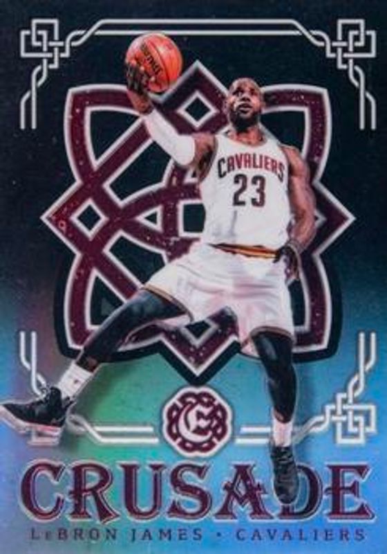 LeBron James 2016 Excalibur #1 Crusade - Black /1 RAW