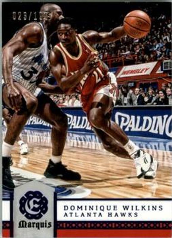 Dominique Wilkins 2016 Excalibur #197 Marquis /199 RAW