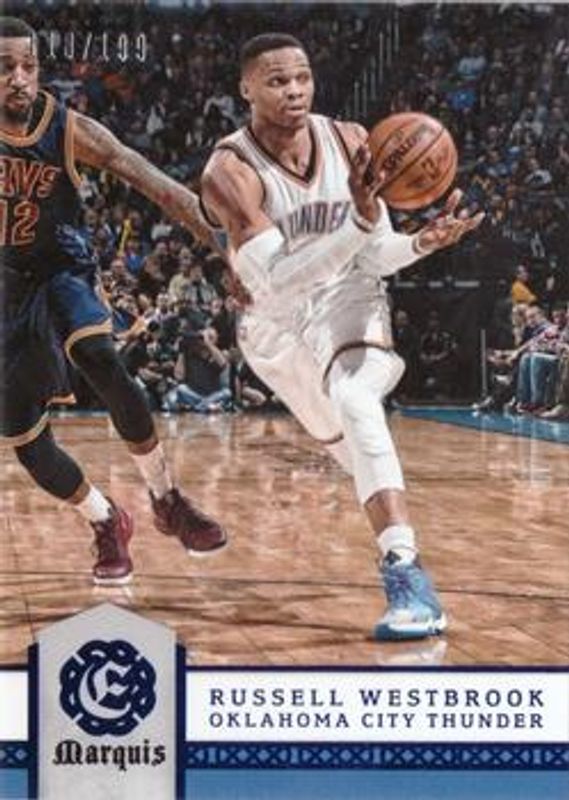 Russell Westbrook 2016 Excalibur #121 Marquis /199 RAW