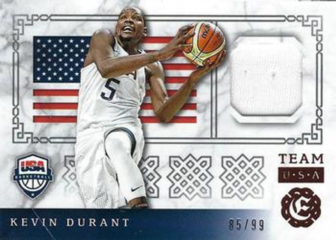 Kevin Durant 2016 Excalibur #6 Team USA /99 RAW