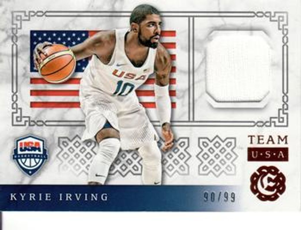 Kyrie Irving 2016 Excalibur #9 Team USA /99 RAW
