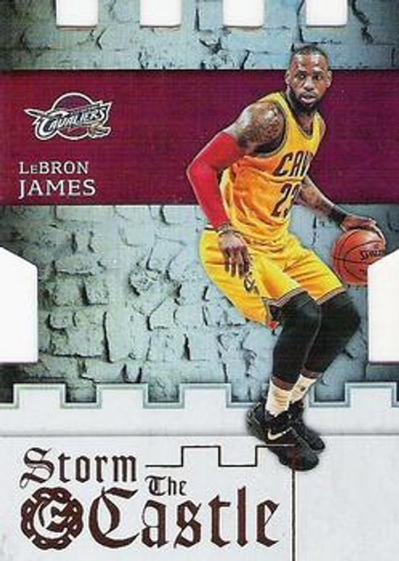 LeBron James 2016 Excalibur #5 Storm the Castle RAW