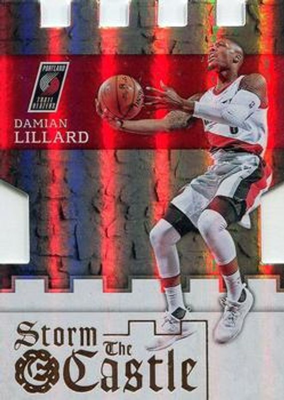 Damian Lillard 2016 Excalibur #22 Storm the Castle RAW