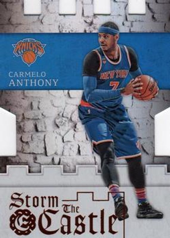 Carmelo Anthony 2016 Excalibur #19 Storm the Castle RAW