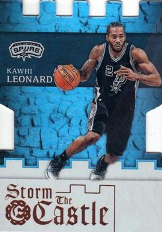 Kawhi Leonard 2016 Excalibur #24 Storm the Castle RAW
