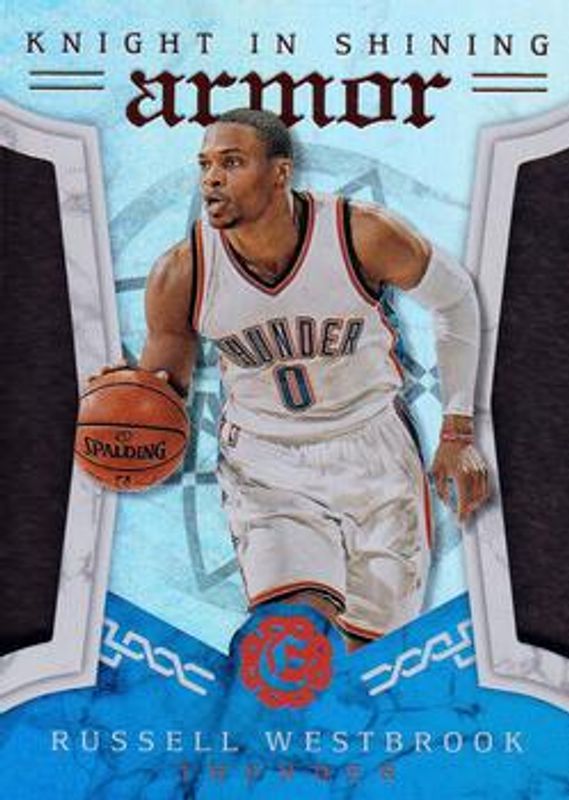 Russell Westbrook 2016 Excalibur #2 Knight in Shining Armor RAW