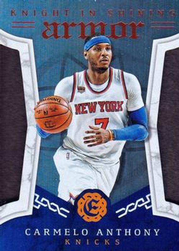 Carmelo Anthony 2016 Excalibur #24 Knight in Shining Armor RAW