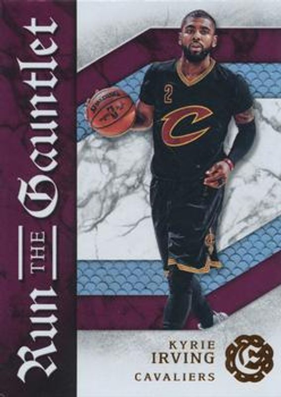 Kyrie Irving 2016 Excalibur #21 Run the Gauntlet RAW