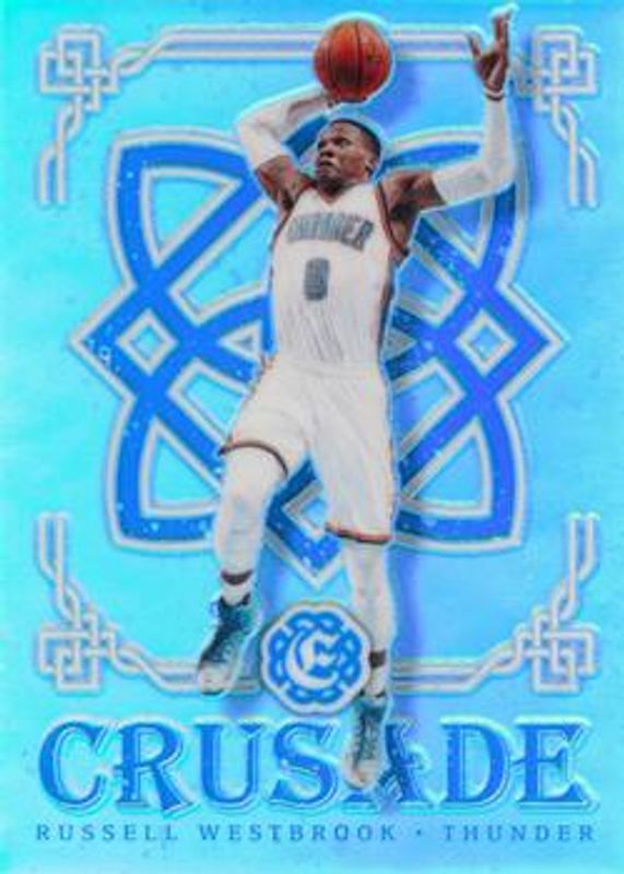 Russell Westbrook 2016 Excalibur #5 Crusade - Silver RAW