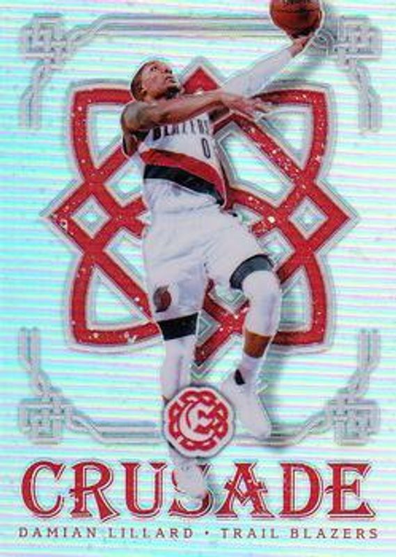 Damian Lillard 2016 Excalibur #10 Crusade - Silver RAW