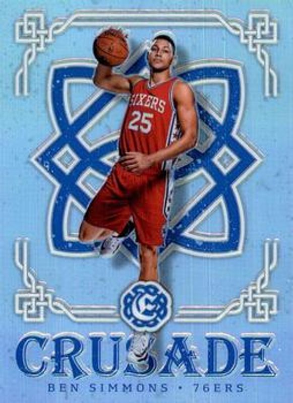 Ben Simmons 2016 Excalibur #91 Crusade - Silver Rookie RAW