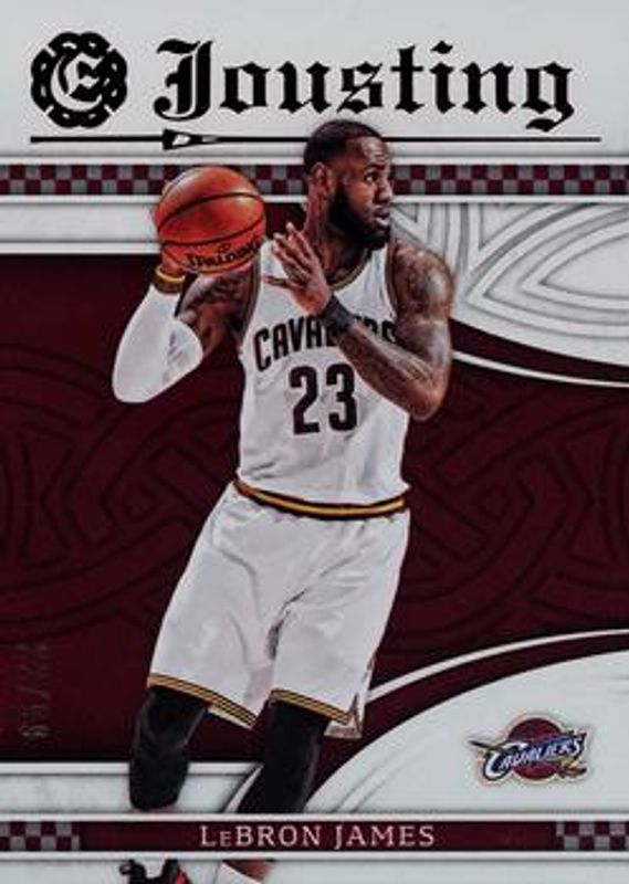 LeBron James 2016 Excalibur #1 Jousting - Red /99 RAW