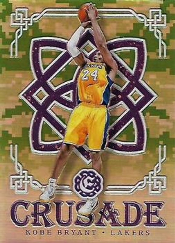 Kobe Bryant 2016 Excalibur #88 Crusade - Camo RAW