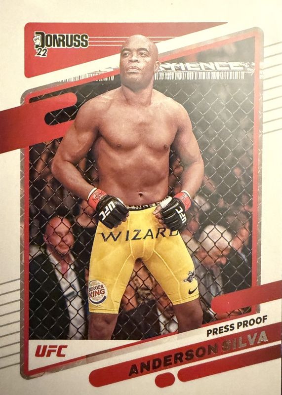 2022 Donruss UFC #71 Press Proof Silver
