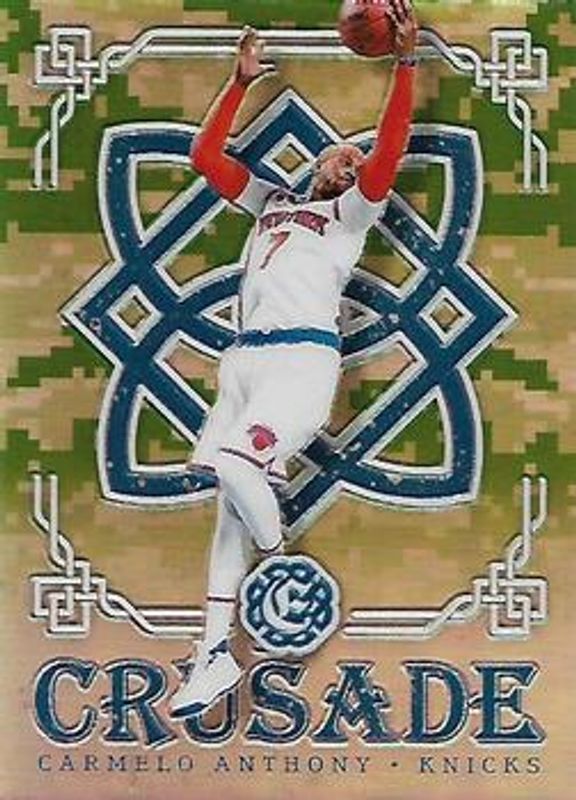 Carmelo Anthony 2016 Excalibur #19 Crusade - Camo RAW