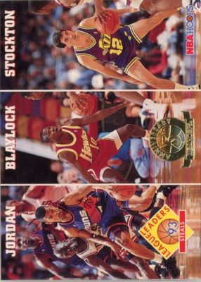 1993 Hoops #289 League Leaders - 5th Anniversary (Steals)