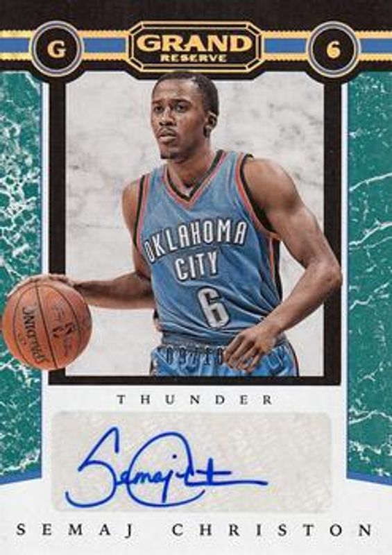 2016 Grand Reserve #31 Grand Autographs - Marble /10