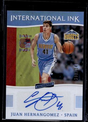 2016 Aficionado #19 International Ink Autographs /60