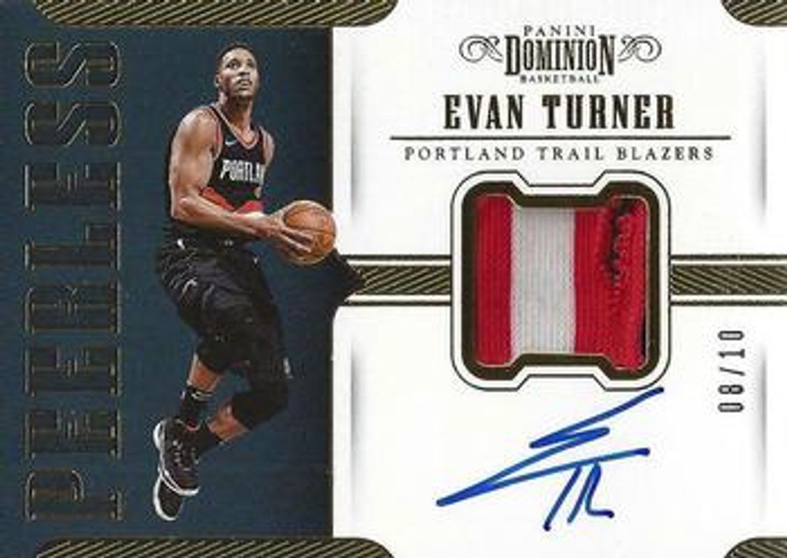 2017 Dominion #PJ-ETN Peerless Jersey Autographs - Gold /10