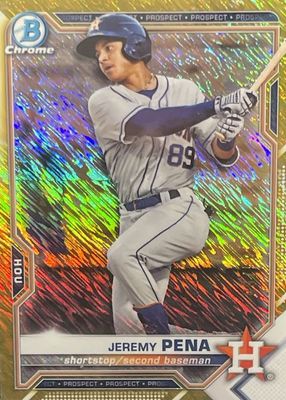 2021 Bowman Chrome Mega Box #BCP-190 Prospects - Gold Refractor /50