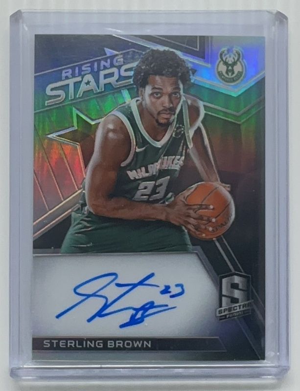 Sterling Brown 2017 Spectra #RS-SBR Rising Stars Signatures /199 RAW