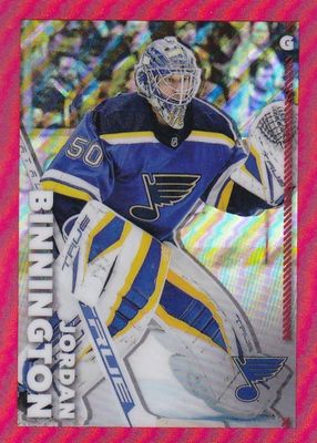 2022 Topps Chrome NHL Sticker Collection #438 Red Refractor /5