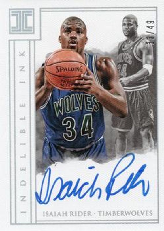 2017 Impeccable #II-IRD Indelible Ink - Holo Silver /49