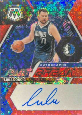 2022 Mosaic #FB-DON Fast Break Autographs - Red /49