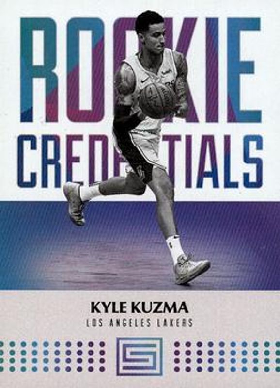Kyle Kuzma 2017 Status #11 Rookie Credentials RAW