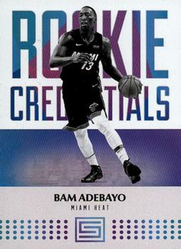 Bam Adebayo 2017 Status #20 Rookie Credentials RAW
