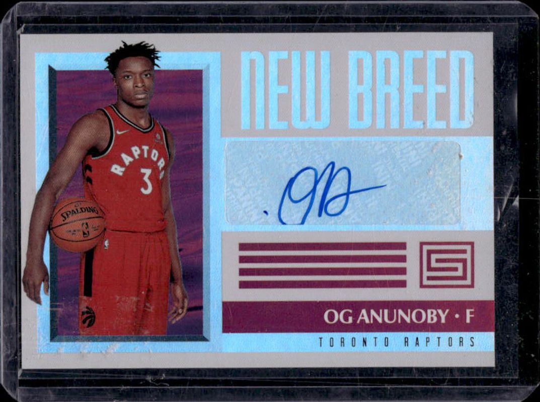 OG Anunoby 2017 Status #NB-OGA New Breed Autographs Rookie RAW