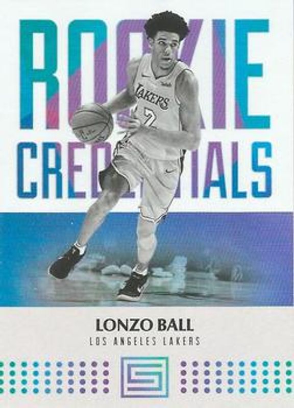 Lonzo Ball 2017 Status #5 Rookie Credentials RAW