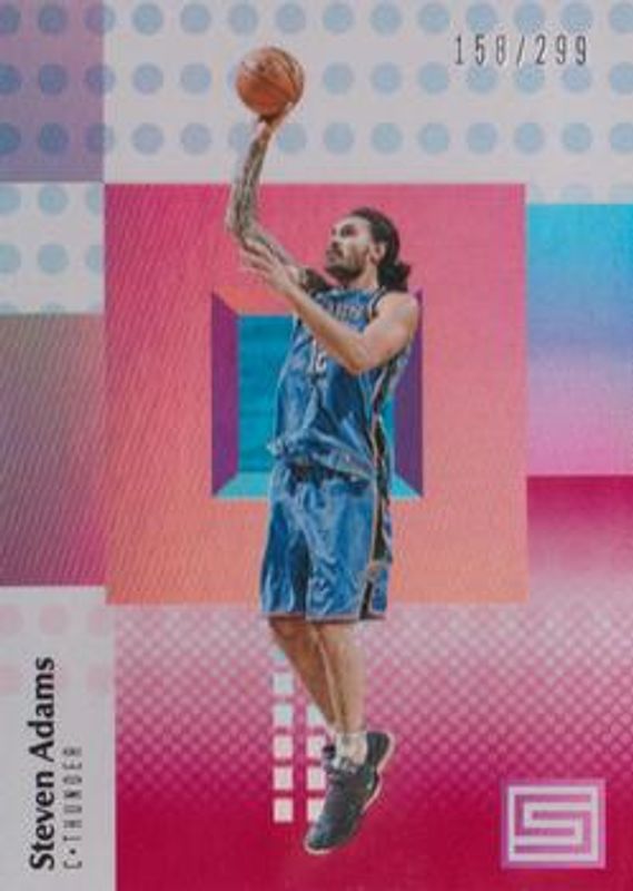 Steven Adams 2017 Status #59 Red /299 RAW