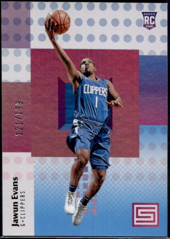 Jawun Evans 2017 Status #131 Blue /199 Rookie RAW