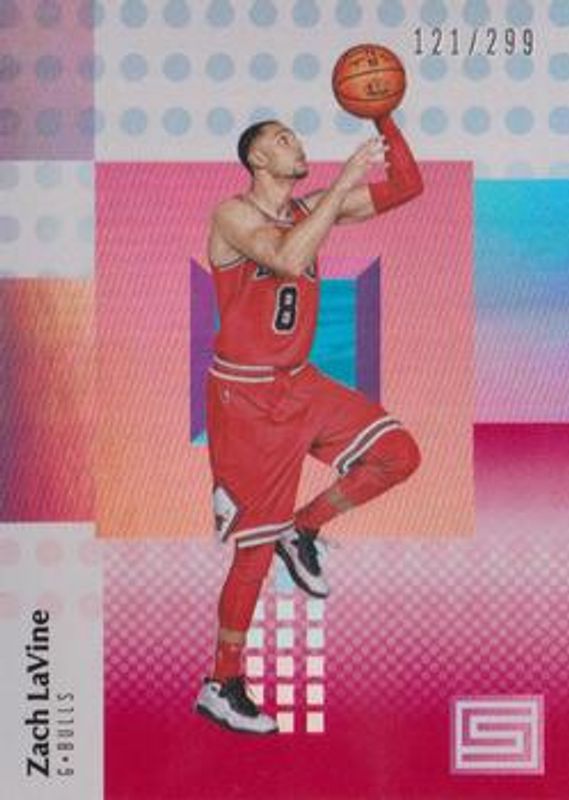 Zach LaVine 2017 Status #31 Red /299 RAW