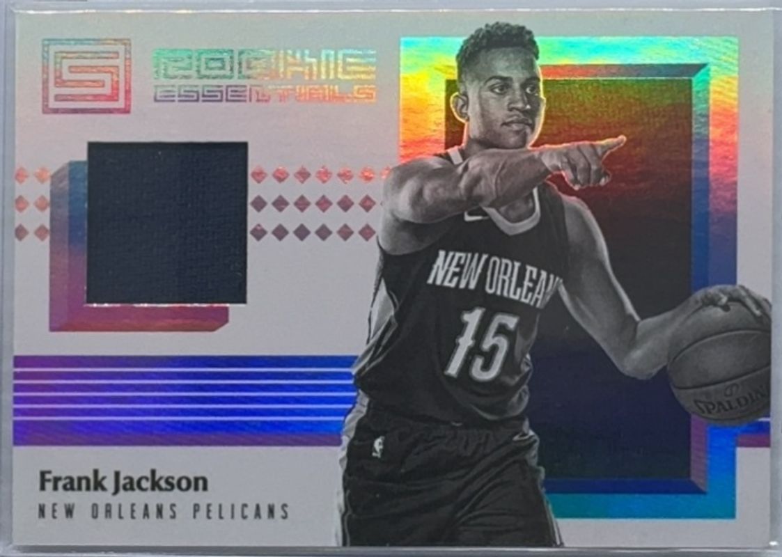 Frank Jackson (NBA) 2017 Status #RE-FJK Rookie Essentials Relics RAW