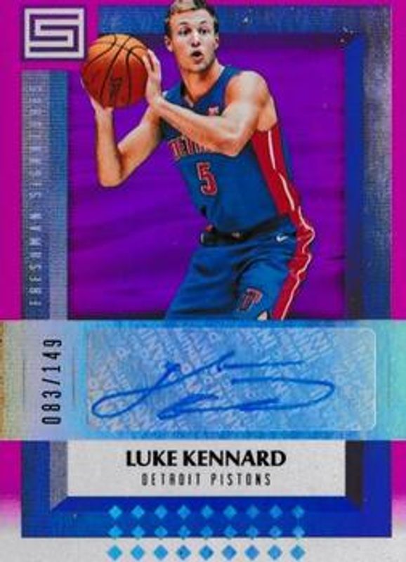 Luke Kennard 2017 Status #FS-LKA Freshman Signatures - Pink /149 Rookie RAW