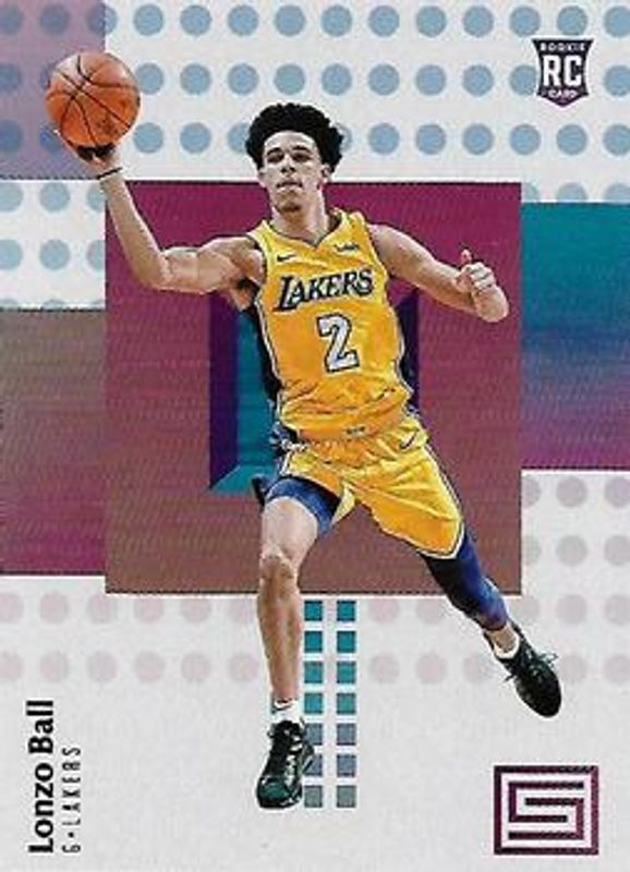 Lonzo Ball 2017 Status #118 Base Rookie RAW