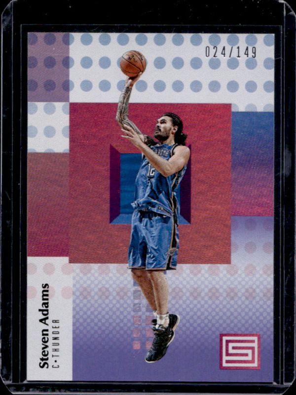 Steven Adams 2017 Status #59 Purple /149 RAW