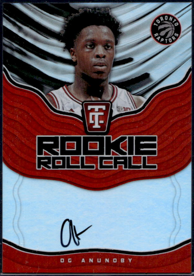 OG Anunoby 2017 Totally Certified #RRC-OG Rookie Roll Call - Red Price ...