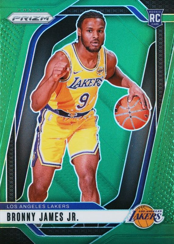 Bronny James Jr. 2024 Prizm #243 Green Rookie RAW