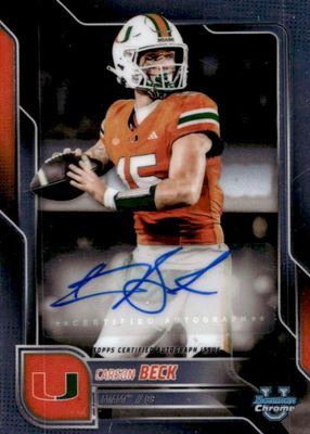 2025 Bowman Chrome University #BCA-CBE Prospect Auto