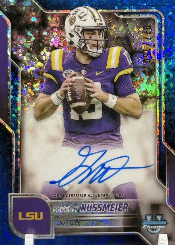 2025 Bowman Chrome University #BCA-GN Prospect Auto - Blue Mini-Diamond Refractor /150