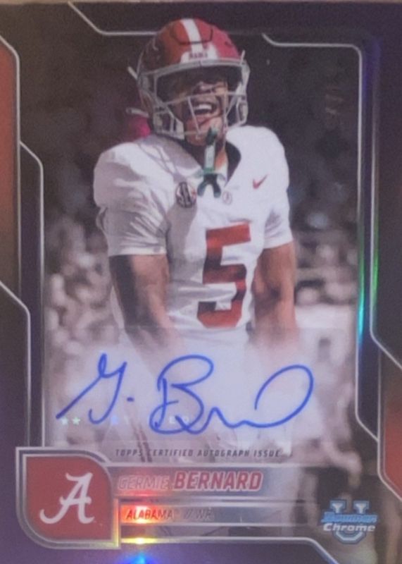 2025 Bowman Chrome University #BCA-GB Prospect Auto - Purple Refractor /75