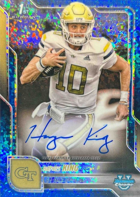 2025 Bowman Chrome University #BCA-HK Prospect Auto - Blue Mini-Diamond Refractor /150 (1st)