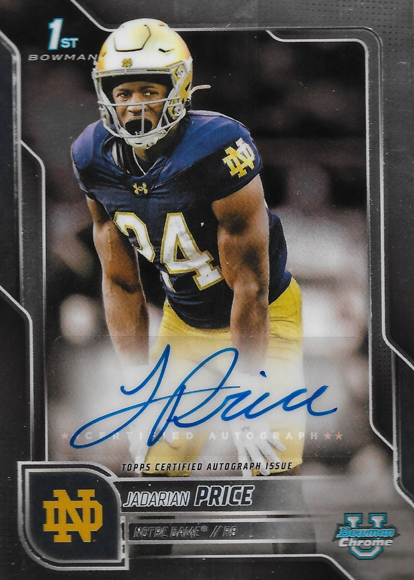 How does Jadarian Price’s college production compare to other recent rookie running backs selected in the first round?